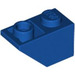 LEGO Bleu royal Pente 1 x 2 (45°) Inversé (3665)