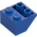 LEGO Royal Blue Slope 2 x 2 (45°) Inverted with Flat Spacer Underneath (3660)