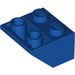 LEGO Königsblau Steigung 2 x 2 (45°) Invertiert mit flachem Abstandshalter darunter (3660)