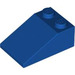 LEGO Royal Blue Slope 2 x 3 (25°) with Rough Surface (3298)