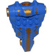 LEGO Royal Blue Torso for large articulated figure with Mathias pattern