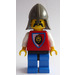 LEGO Royal Knights Soldier avec Dark grise Neck Protector Casque Figurine