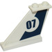 LEGO Rudder 1 x 3 x 4 with &quot;07&quot; on left side Sticker (2340)