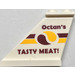 LEGO Rudder 1 x 3 x 4 with &quot;Octan&#039;s TASTY MEAT&quot; on Left Side Sticker (2340)