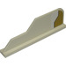 LEGO Rudder 1 x 8 with shape with Gold Decoration (Left) Sticker (23930)