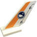 LEGO Rudder 2 x 4 x 6 with Arctic Logo and Orange Stripe (Both Sides) Sticker (6239)