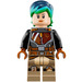 LEGO Sabine Wren avec Vert et Bleu Cheveux Minifigurine