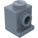 LEGO Sand Blue Brick 1 x 1 with Headlight and No Slot (4070 / 30069)