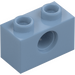 LEGO Sand Blue Brick 1 x 2 with Hole (3700)