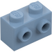 LEGO Sand Blue Brick 1 x 2 with Studs on One Side (11211)