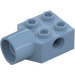 LEGO Sand Blue Brick 2 x 2 with Hole and Rotation Joint Socket (48169 / 48370)