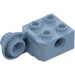 LEGO Sand Blue Brick 2 x 2 with Hole, Half Rotation Joint Ball Vertical (48171 / 48454)