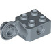 LEGO Sandblau Backstein 2 x 2 mit Loch, Hälfte Rotation Joint Ball Vertikale (48171 / 48454)