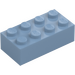 LEGO Sand Blue Brick 2 x 4 (3001)