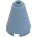 LEGO Sand Blue Cone 2 x 2 x 2 (Open Stud) (3942 / 14918)