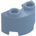 LEGO Sand Blue Cylinder 1 x 2 Half (68013)