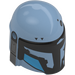 LEGO Sand Blue Helmet with Sides Holes with Paz Vizsla Azure and Black (3807)