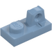 LEGO Sand Blue Hinge Plate 1 x 2 Locking with Single Finger On Top (30383 / 53922)