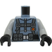 LEGO Sand Blue Minifig Torso Scuba Suit with Utility Belt Print with 3 Pouches Front, 3 Pouches Back (973 / 76382)