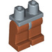 LEGO Zandblauw Minifigure Heupen met Dark Orange Poten (3815 / 73200)