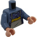 LEGO Sand Blue Monica Geller Minifig Torso (973 / 76382)