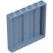 LEGO Sand Blue Panel 1 x 6 x 5 with Corrugation (23405)