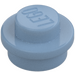 LEGO Zandblauw Plaat 1 x 1 Rond (6141 / 30057)