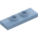 LEGO Sand Blue Plate 1 x 3 with 2 Studs (34103)