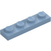 LEGO Sand blå Plate 1 x 4 (3710)