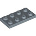 LEGO Zandblauw Plaat 2 x 4 (3020)