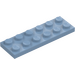 LEGO Sand Blue Plate 2 x 6 (3795)