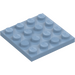 LEGO Sand Blue Plate 4 x 4 (3031)