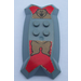 LEGO Zandblauw Schild met Bear Sticker (51814)
