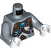 LEGO Sand Blue Sirox Minifig Torso (973 / 76382)