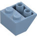 LEGO Zandblauw Helling 2 x 2 (45°) Omgekeerd met platte afstandsring eronder (3660)