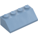 LEGO Sand Blue Slope 2 x 4 (45°) with Rough Surface (3037)