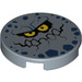 LEGO Sand Blue Tile 2 x 2 Round with Rock Monster with Bottom Stud Holder (14769 / 29493)