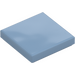 LEGO Sand Blue Tile 2 x 2 with Groove (3068)