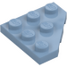 LEGO Sand Blue Wedge Plate 3 x 3 Corner (2450)