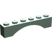 LEGO Zandgroen Boog 1 x 6 Doorlopende boog (3455)