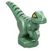 LEGO Zandgroen Baby Raptor met Green Strepen (37829 / 65438)