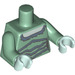 LEGO Sand Green Banshee Minifig Torso with Sand Green Arms and Light Aqua Hands (973 / 88585)