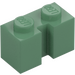 LEGO Sandgrøn Klods 1 x 2 med rille (4216)