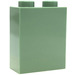 LEGO Sand Green Brick 1 x 2 x 2 with Inside Stud Holder (3245)