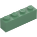 LEGO Sand Green Brick 1 x 4 (3010 / 6146)