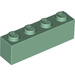 LEGO Sand Green Brick 1 x 4 (3010 / 6146)