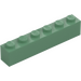 LEGO Sand Green Brick 1 x 6 (3009)