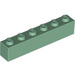 LEGO Sand Green Brick 1 x 6 (3009)