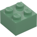 LEGO Sand Green Brick 2 x 2 (3003 / 6223)