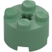 LEGO Sand Green Brick 2 x 2 Round (3941 / 6143)